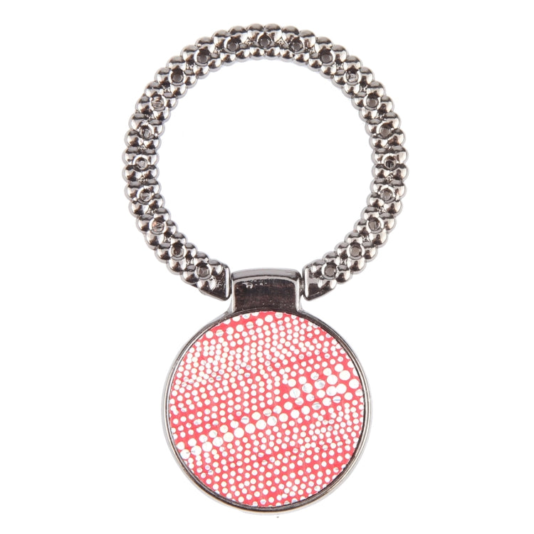 Flash Diamond Metal Mobile Phone Ring Holder(Black+Red) - Ring Holder by buy2fix | Online Shopping UK | buy2fix