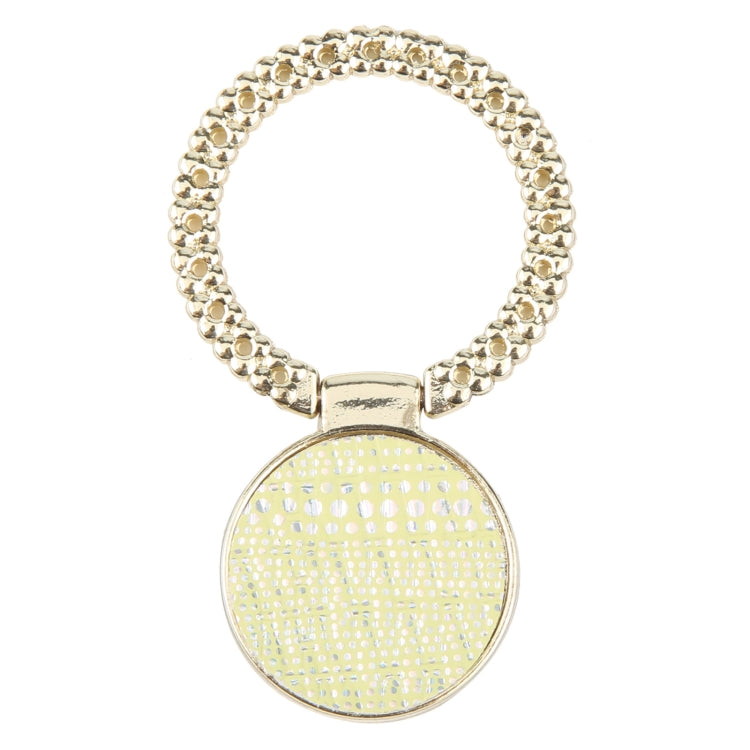 Flash Diamond Metal Mobile Phone Ring Holder(Gold+Yellow) - Ring Holder by buy2fix | Online Shopping UK | buy2fix