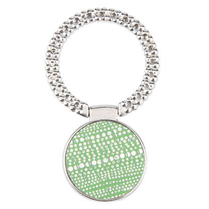 Flash Diamond Metal Mobile Phone Ring Holder(Silver+Green) - Ring Holder by buy2fix | Online Shopping UK | buy2fix