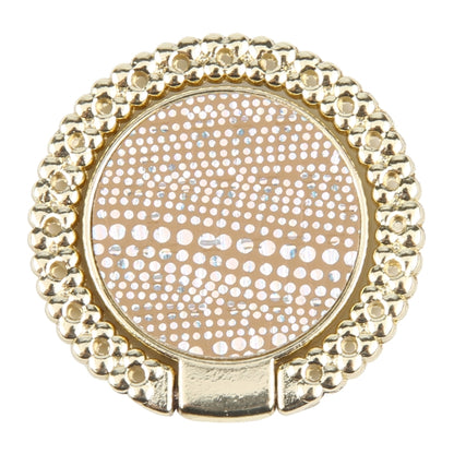 Flash Diamond Metal Mobile Phone Ring Holder(Gold+Skin Color) - Ring Holder by buy2fix | Online Shopping UK | buy2fix