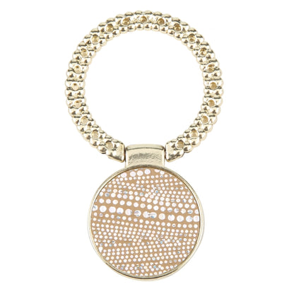 Flash Diamond Metal Mobile Phone Ring Holder(Gold+Skin Color) - Ring Holder by buy2fix | Online Shopping UK | buy2fix