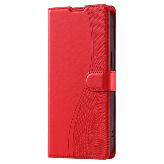For iPhone 16 Voltage Ultra-thin Dot Leather Phone Case(Red) by buy2fix