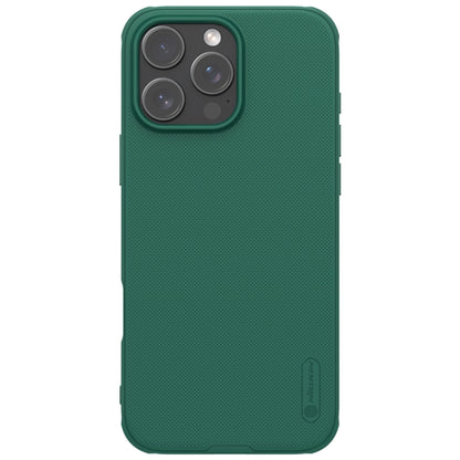 For iPhone 16 Pro NILLKIN Frosted Shield Pro PC + TPU Phone Case(Green) - iPhone 16 Pro Cases by NILLKIN | Online Shopping UK | buy2fix