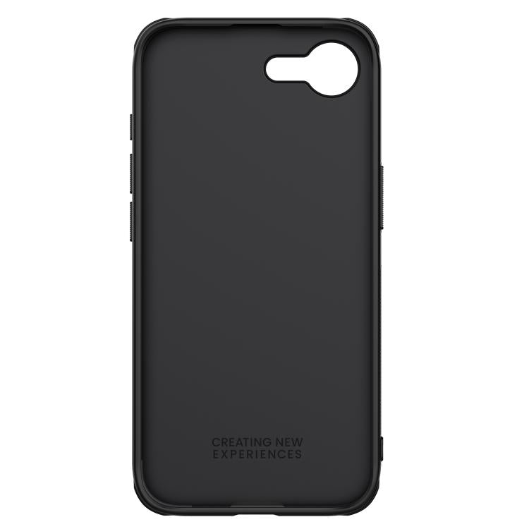 For iPhone 16e NILLKIN Frosted Shield Pro PC + TPU Phone Case(Black) - iPhone 16e Cases by NILLKIN | Online Shopping UK | buy2fix