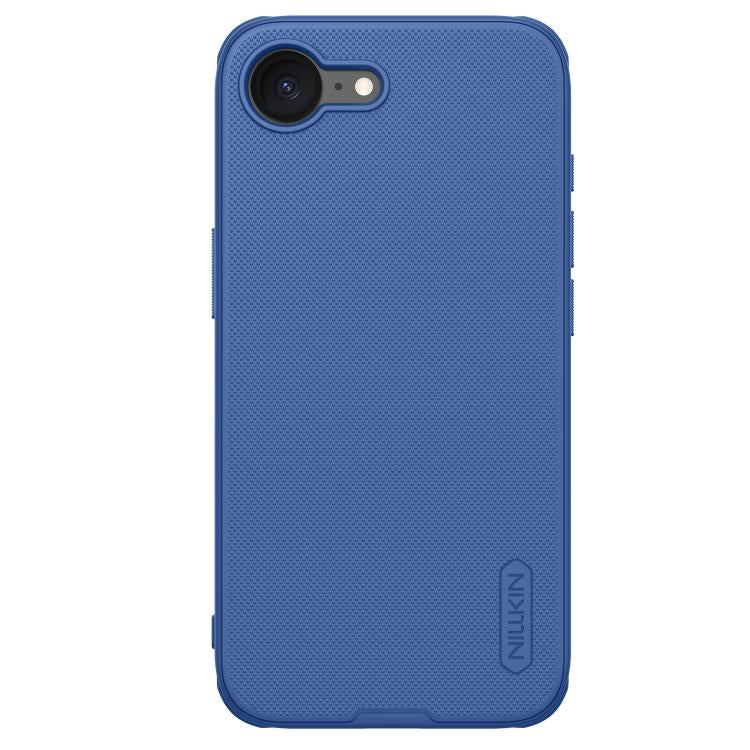 For iPhone 16e NILLKIN Frosted Shield Pro PC + TPU Phone Case(Blue) - iPhone 16e Cases by NILLKIN | Online Shopping UK | buy2fix