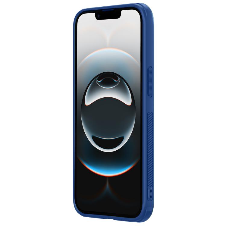 For iPhone 16e NILLKIN Frosted Shield Pro PC + TPU Phone Case(Blue) - iPhone 16e Cases by NILLKIN | Online Shopping UK | buy2fix