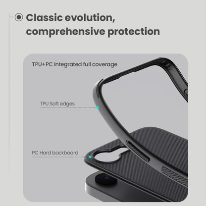 For iPhone 16e NILLKIN Frosted Shield Pro PC + TPU Phone Case(Green) - iPhone 16e Cases by NILLKIN | Online Shopping UK | buy2fix