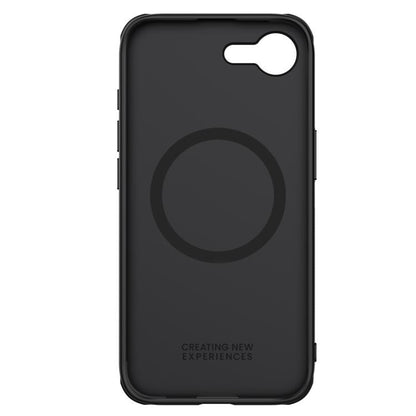 For iPhone 16e NILLKIN Frosted Shield Pro Magnetic Magsafe Phone Case(Black) - iPhone 16e Cases by NILLKIN | Online Shopping UK | buy2fix
