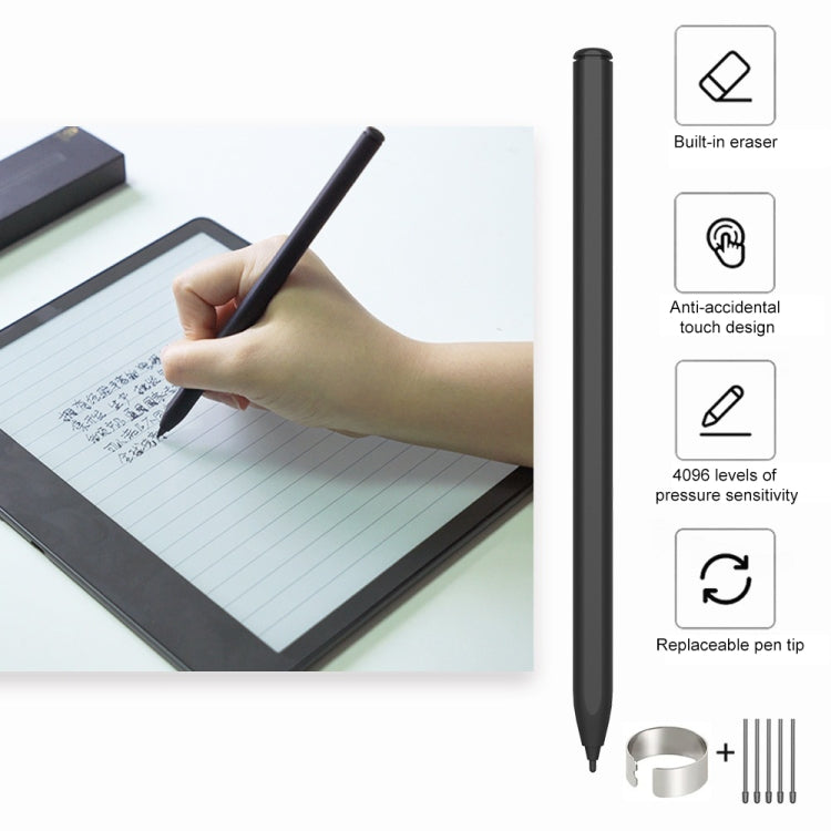P30 Tilt Pressure-sensitive Prevent Accidental Touch Magnetic Stylus Pen for Samsung Tab(Black) - Stylus Pen by buy2fix | Online Shopping UK | buy2fix