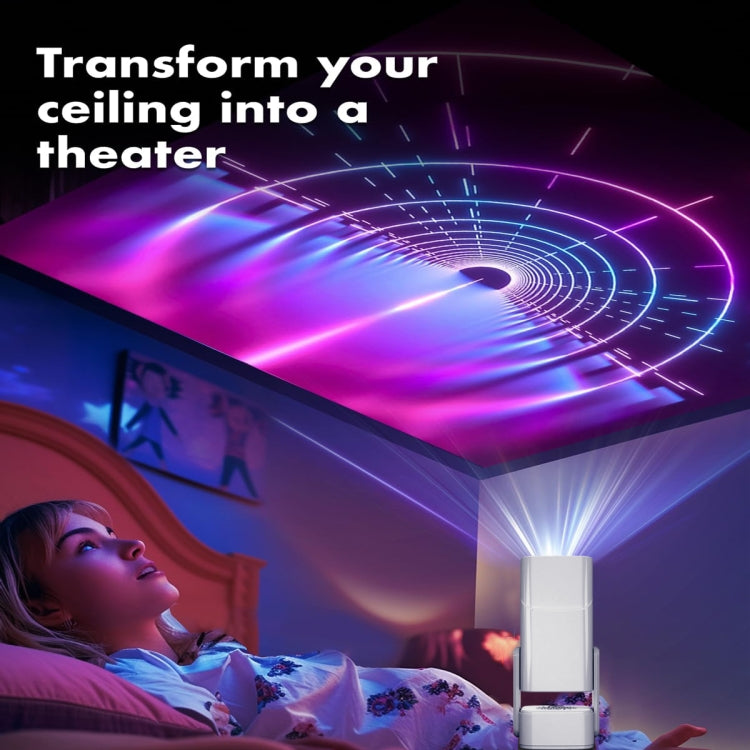 Y7S 720P Android 11 OS Portable Home WiFi Projector with Speaker, CPU:RK3326(UK Plug) - Mini Projector by buy2fix | Online Shopping UK | buy2fix