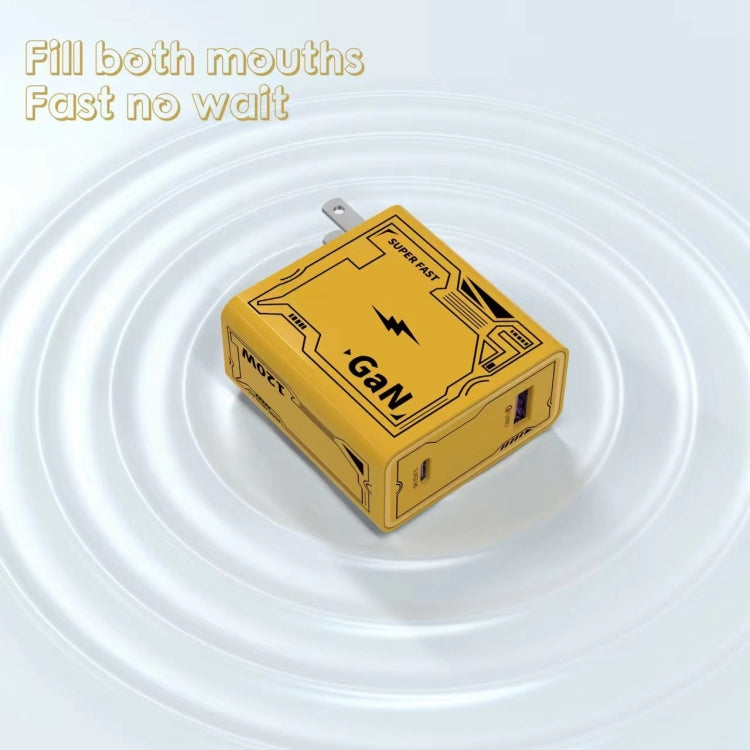 HX111 120W USB, Type-C GaN Ultra-fast Charger(EU Plug) - USB Charger by buy2fix | Online Shopping UK | buy2fix