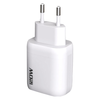 120W USB Fast Charger, Plug:EU Plug(White) - USB Charger by buy2fix | Online Shopping UK | buy2fix
