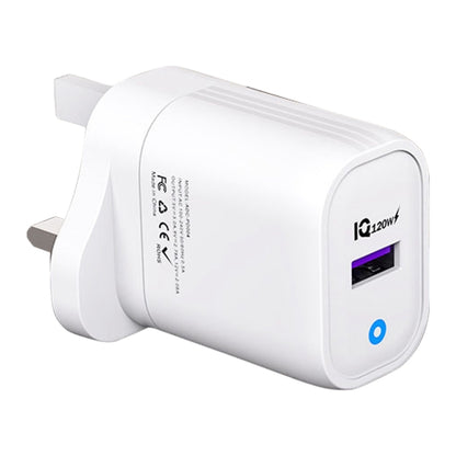 120W USB Fast Charger, Plug:UK Plug(White) - USB Charger by buy2fix | Online Shopping UK | buy2fix