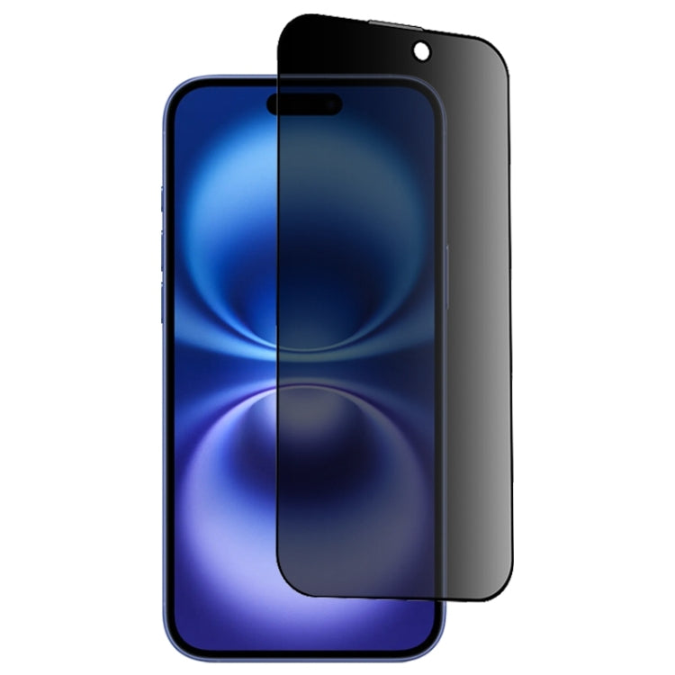 For iPhone 16 ZGA 0.33mm 2.5D Anti-static Privacy Tempered Glass Film by ZGA
