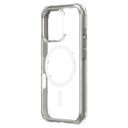 For iPhone 16 Pro Max ZGA Colorful Airbag Magsafe PC Hybrid TPU Phone Case(Grey)