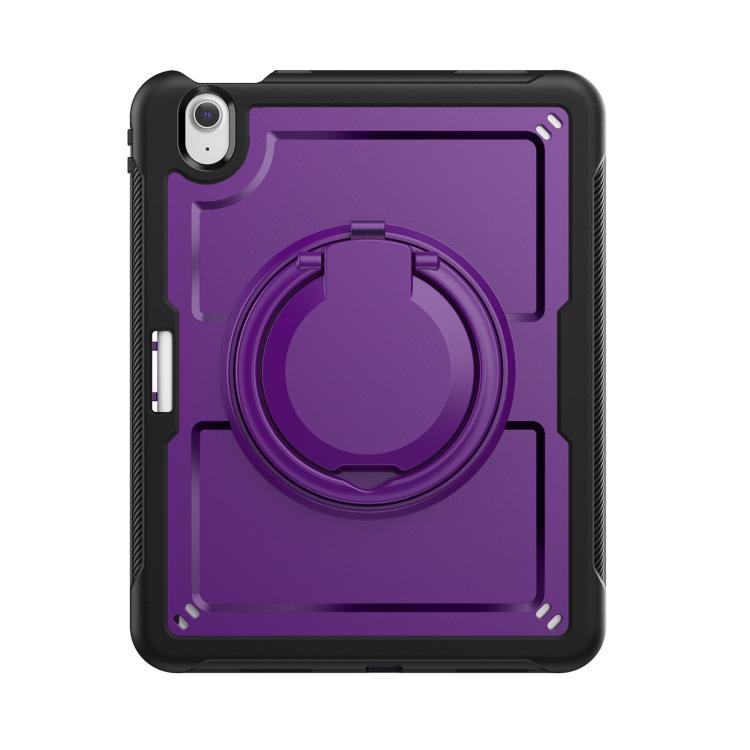 For iPad Air 13 2025 / 2024 Honeycomb Hybrid Tablet Case with Handle Holder & Strap(Purple) - iPad Air 13 2025 / 2024 Cases by buy2fix | Online Shopping UK | buy2fix