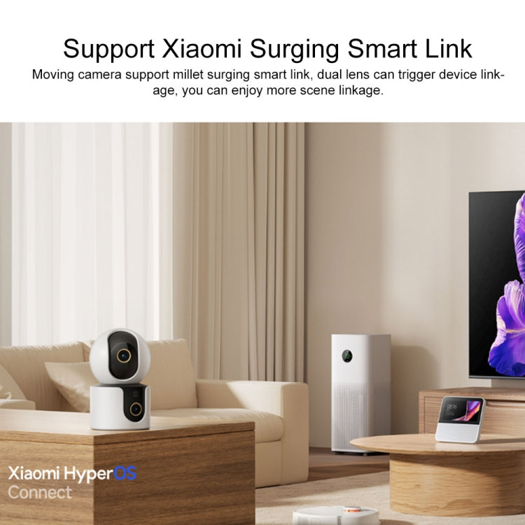 Original Xiaomi Smart Camera C500 Dual Lens Edition 4MP Support AI Detection, US Plug(White) - Wireless Camera by Xiaomi | Online Shopping UK | buy2fix