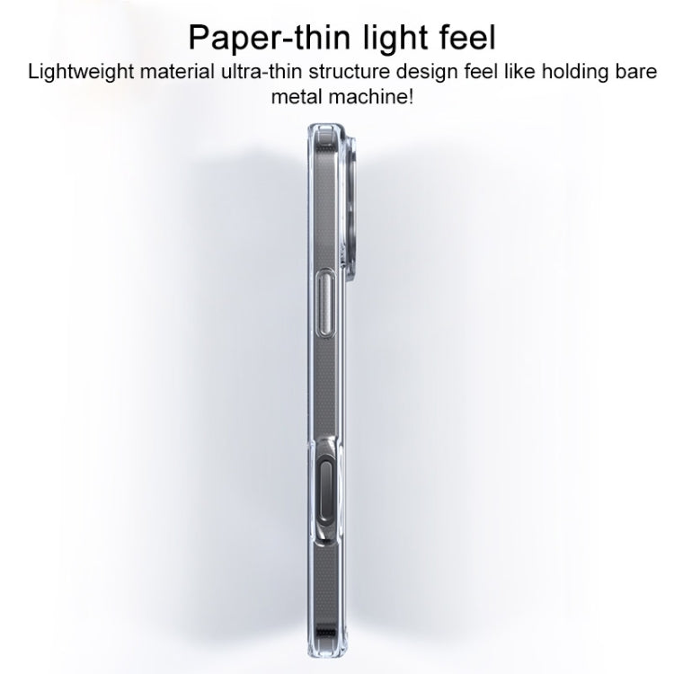 For iPhone 16 Plus TGVIS LEN Series MagSafe Magnetic Phone Case(Transparent) - iPhone 16 Plus Cases by TGVIS | Online Shopping UK | buy2fix