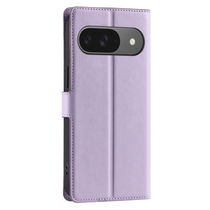 For Google Pixel 9 / 9 Pro Voltage Ultra-thin Dot Leather Phone Case(Purple) by buy2fix
