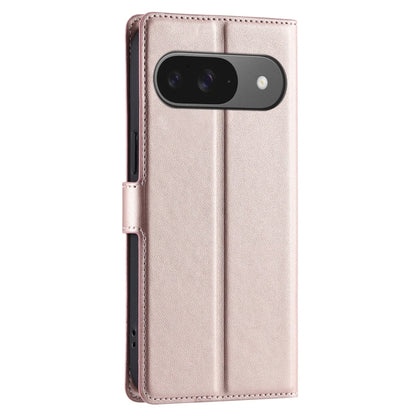 For Google Pixel 9 / 9 Pro Voltage Ultra-thin Dot Leather Phone Case(Rose Gold) by buy2fix