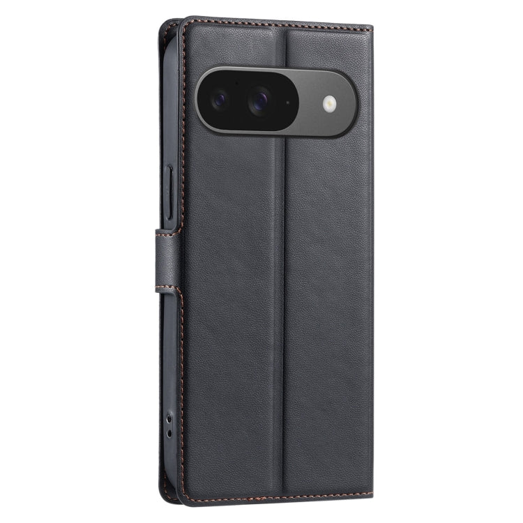 For Google Pixel 9 / 9 Pro Voltage Ultra-thin Dot Leather Phone Case(Black) by buy2fix