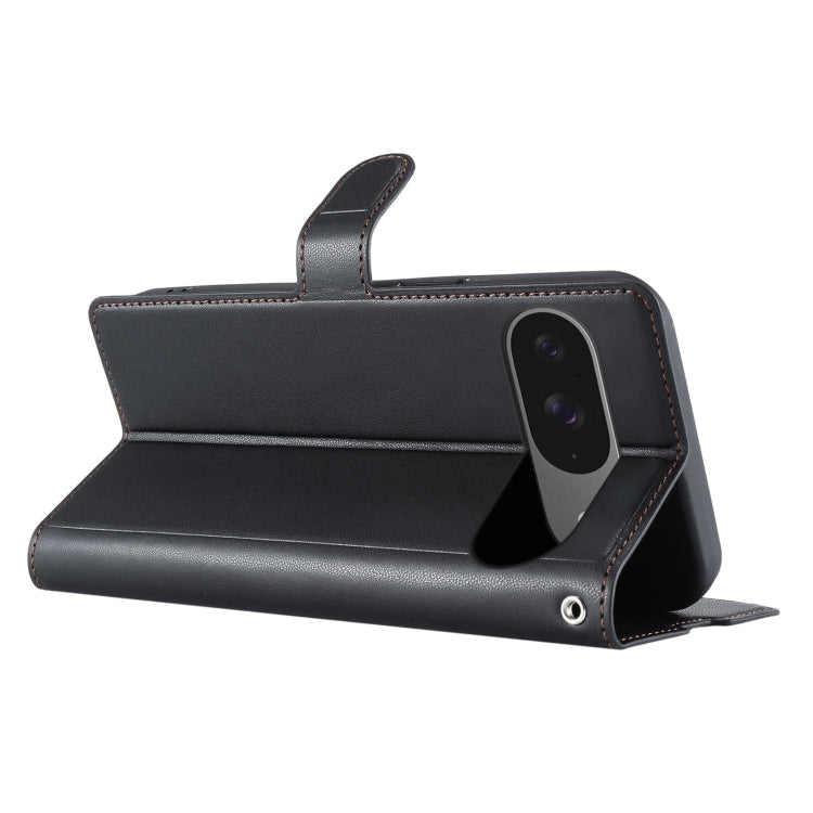 For Google Pixel 9 / 9 Pro Voltage Ultra-thin Dot Leather Phone Case(Black) by buy2fix