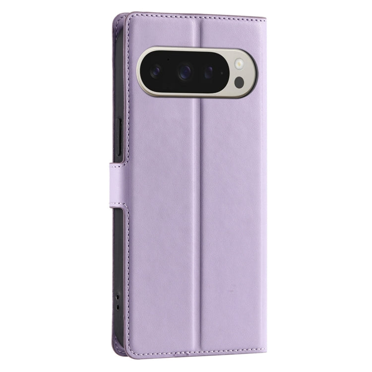 For Google Pixel 9 Pro XL Voltage Ultra-thin Dot Leather Phone Case(Purple) - Google Cases by buy2fix | Online Shopping UK | buy2fix