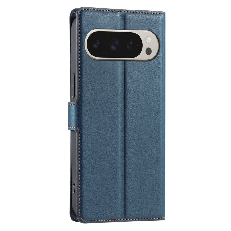 For Google Pixel 9 Pro XL Voltage Ultra-thin Dot Leather Phone Case(Blue) - Google Cases by buy2fix | Online Shopping UK | buy2fix