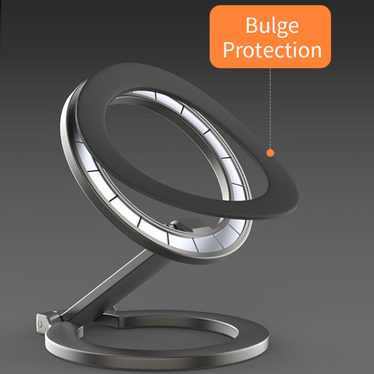 Z-shaped Double-sided Magnetic MagSafe Foldable Ring Phone Holder(Silver) - Ring Holder by buy2fix | Online Shopping UK | buy2fix