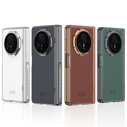 For Honor Magic V3 GKK Integrated Magnetic Fold Hinge AG Phantom Shockproof Phone Case(Black) by GKK