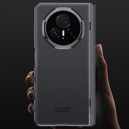 For Honor Magic V3 GKK Integrated Magnetic Fold Hinge AG Phantom Shockproof Phone Case(Black) by GKK