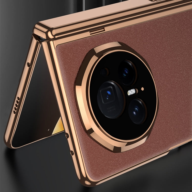 For Honor Magic V3 GKK Integrated Magnetic Fold Hinge AG Phantom Shockproof Phone Case(Silver) by GKK