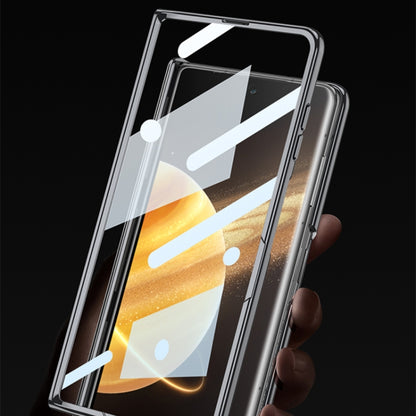 For Honor Magic V3 GKK Integrated Magnetic Fold Hinge AG Phantom Shockproof Phone Case(Green) by GKK