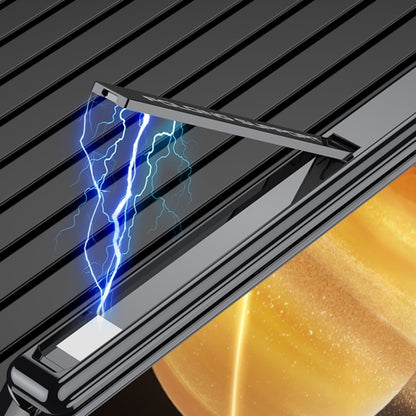 For Honor Magic V3 GKK Integrated Magnetic Fold Hinge Leather Shockproof Phone Case(Matte Gray) by GKK