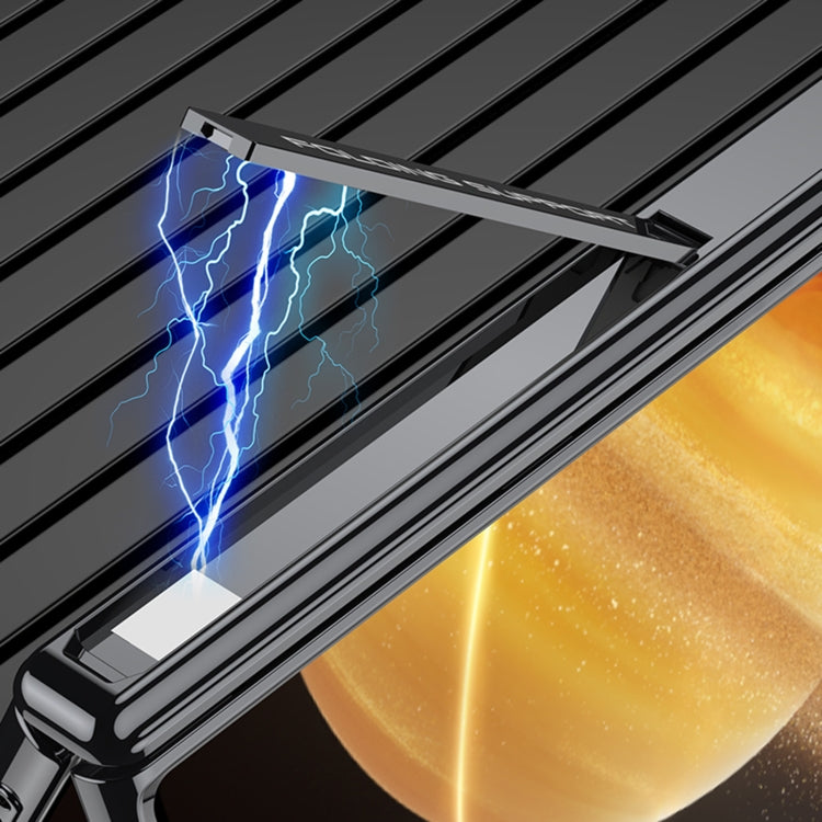 For Honor Magic Vs3 GKK Integrated Magnetic Fold Hinge Leather Shockproof Phone Case(Matte Black) by GKK