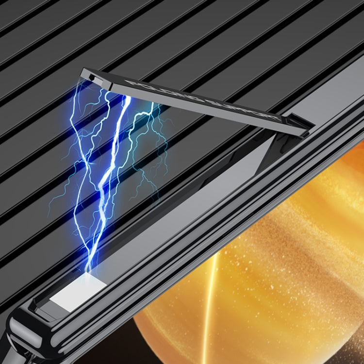 For Honor Magic V3 GKK Integrated Magnetic Fold Hinge Leather Shockproof Phone Case(Black) by GKK