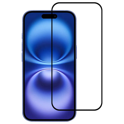 For iPhone 16 Full Glue Screen Tempered Glass Film by buy2fix