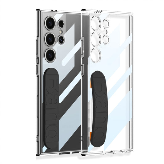 For Samsung Galaxy S24 Ultra 5G GKK Space Silicone Wristband Phone Case(Black) by GKK