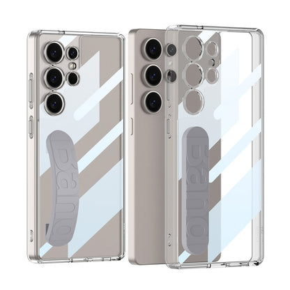 For Samsung Galaxy S25 Ultra 5G GKK Space Silicone Wristband Phone Case(Gray) by GKK