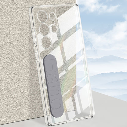 For Samsung Galaxy S25 Ultra 5G GKK Space Silicone Wristband Phone Case(Gray) by GKK