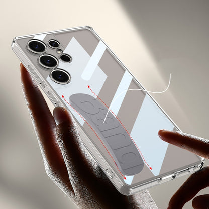 For Samsung Galaxy S25 Ultra 5G GKK Space Silicone Wristband Phone Case(Pink) by GKK