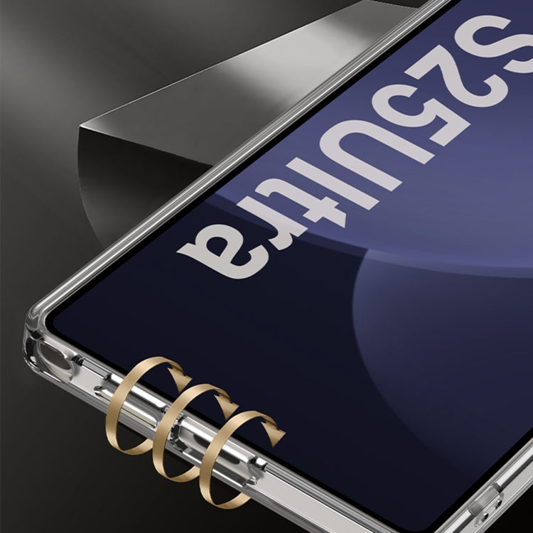 For Samsung Galaxy S25 Ultra 5G GKK Space Silicone Wristband Phone Case(Pink) by GKK