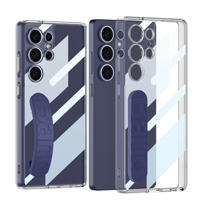 For Samsung Galaxy S25 Ultra 5G GKK Space Silicone Wristband Phone Case(Blue) by GKK