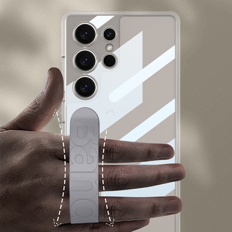 For Samsung Galaxy S25 Ultra 5G GKK Space Silicone Wristband Phone Case(Blue) by GKK