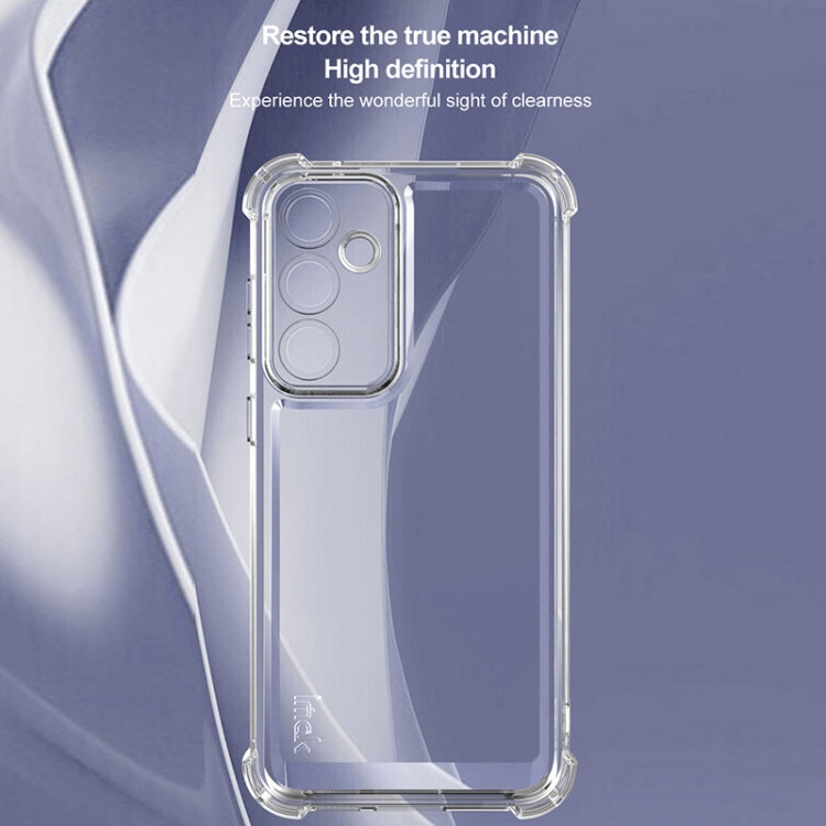 For Samsung Galaxy S23 FE 5G IMAK UX-4 Series Four-corner Shockproof Phone Case(Transparent) - Galaxy S23 FE 5G Cases by imak | Online Shopping UK | buy2fix