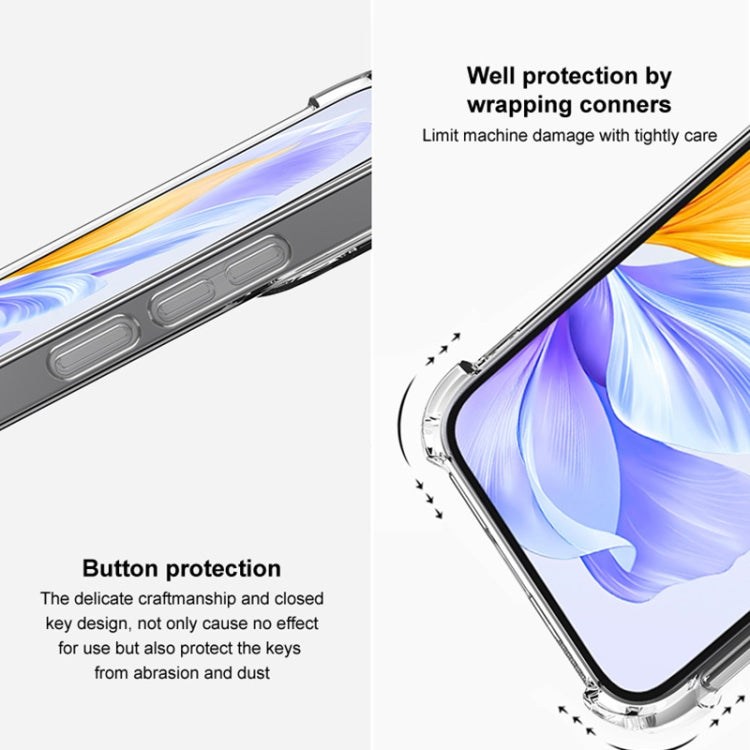 For Samsung Galaxy S23 FE 5G IMAK UX-4 Series Four-corner Shockproof Phone Case(Transparent) - Galaxy S23 FE 5G Cases by imak | Online Shopping UK | buy2fix