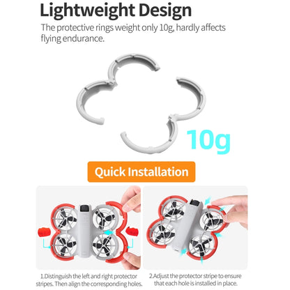 For DJI Neo Sunnylife Propeller Protective Guard Anti-collision Ring Cover(Black) by Sunnylife