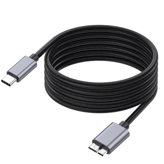 10Gbps USB-C / Type-C 3.1 to Micro B Mobile Hard Disk Adapter Cable, Length:3m by buy2fix