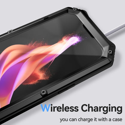 For iPhone 15 Plus R-JUST Life Waterproof Dustproof Shockproof Holder Phone Case(Black) - iPhone 15 Cases by R-JUST | Online Shopping UK | buy2fix