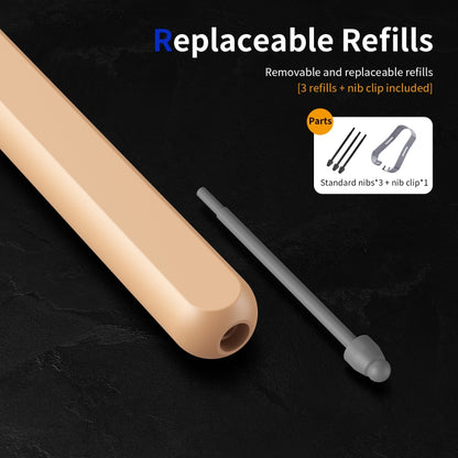 For Samsung Galaxy Z Fold6 / 5 / 4 / 3 Electromagnetic Stylus Pen with Pen Slot(Pink) - Stylus Pen by buy2fix | Online Shopping UK | buy2fix